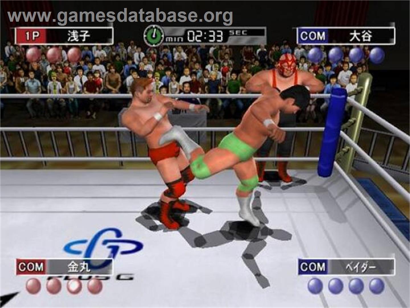 King Of Colosseum (green)- Zero-one Disc - Sony Playstation 2 - Artwork - In Game
